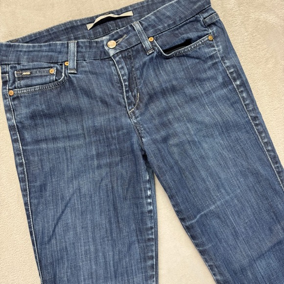 Joe's Jeans Womens 27 Muse Bootcut in Perry Dark Wash Embroidered Denim Mid Rise - Picture 1 of 14